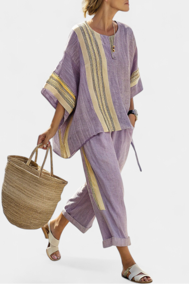 Lorena | Pellava-bambusetti Boho-tyyliin