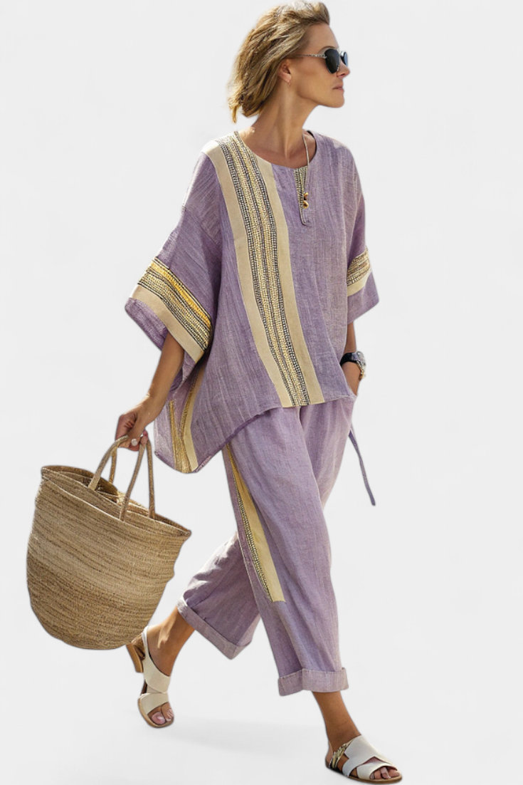 Lorena | Pellava-bambusetti Boho-tyyliin