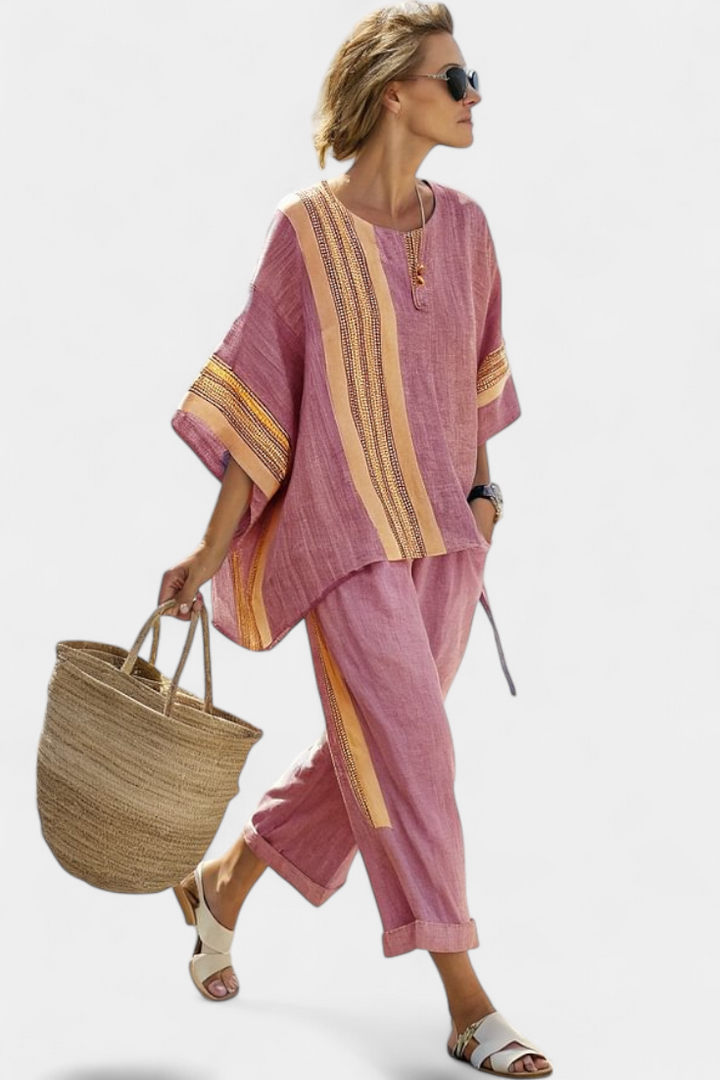 Lorena | Pellava-bambusetti Boho-tyyliin