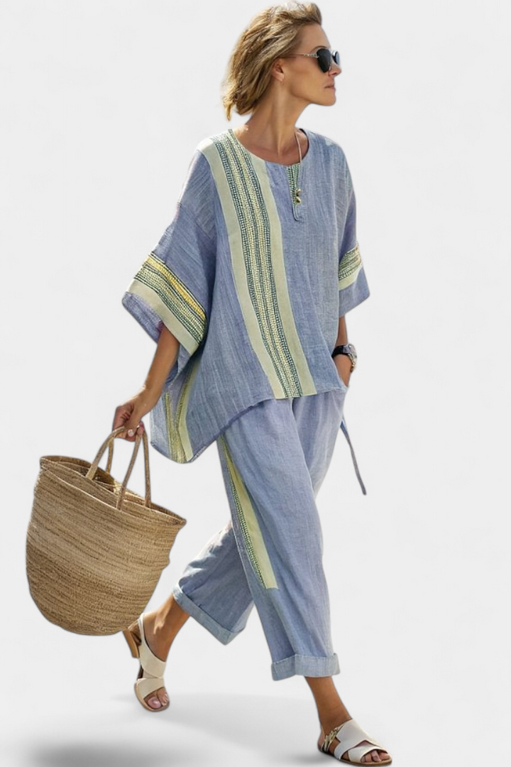 Lorena | Pellava-bambusetti Boho-tyyliin