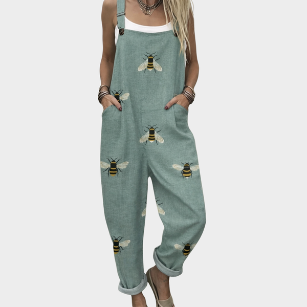 Bekväma tryckta jumpsuits