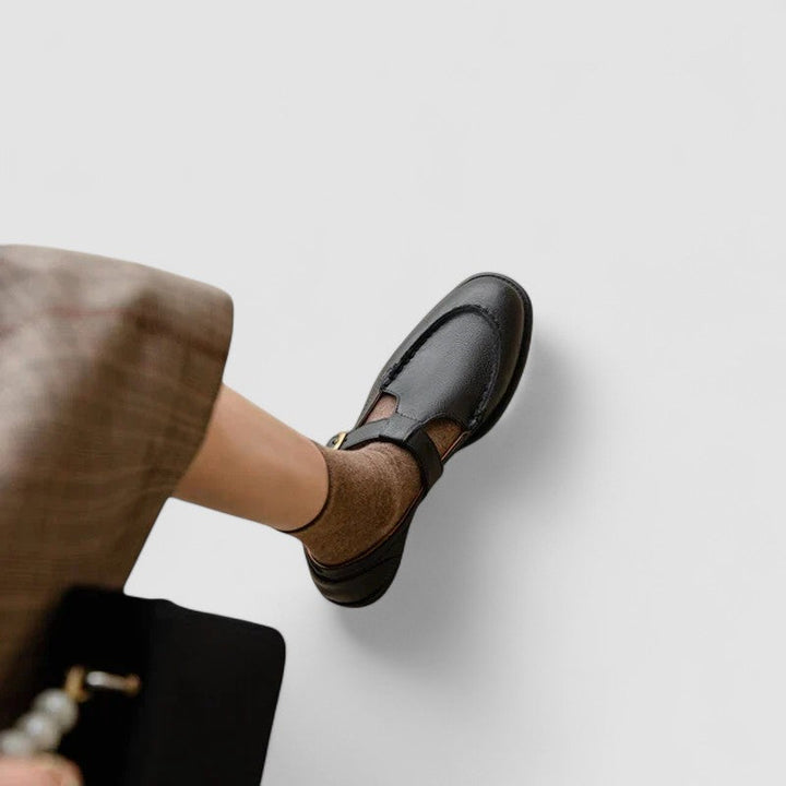 AVERY™|ORTOPEDISKA MARY JANE - SANDALER MED KVADRATFOT