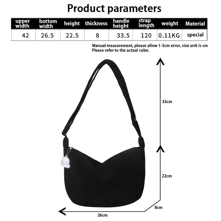 Cordura axelväskor för kvinnor
