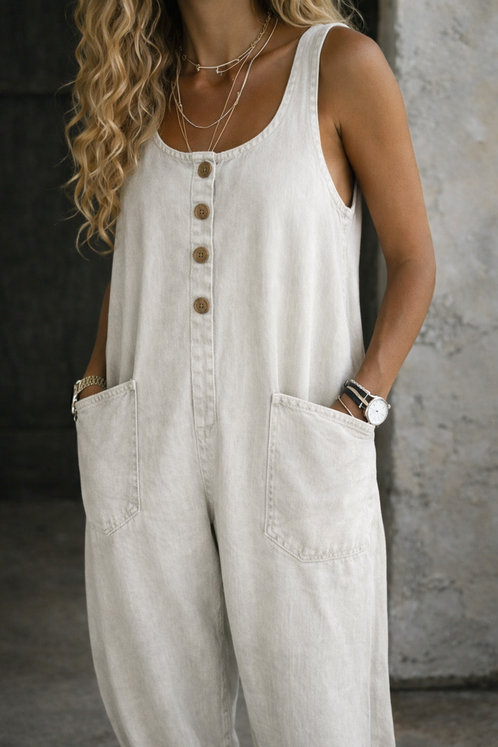 Hanna - Vintagevasket Dongerioverall