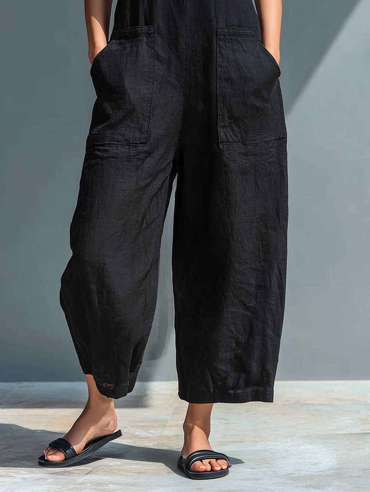 Lotte™ - Utan axlar minimalistisk jumpsuit