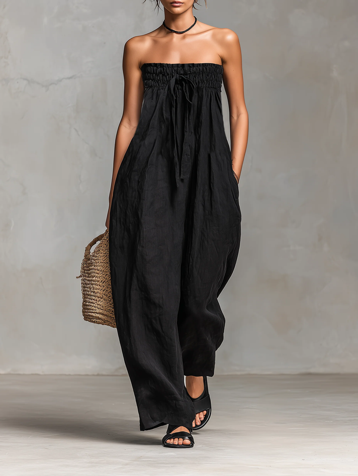 Nina™ - Stilig Utan Axelrem Jumpsuit