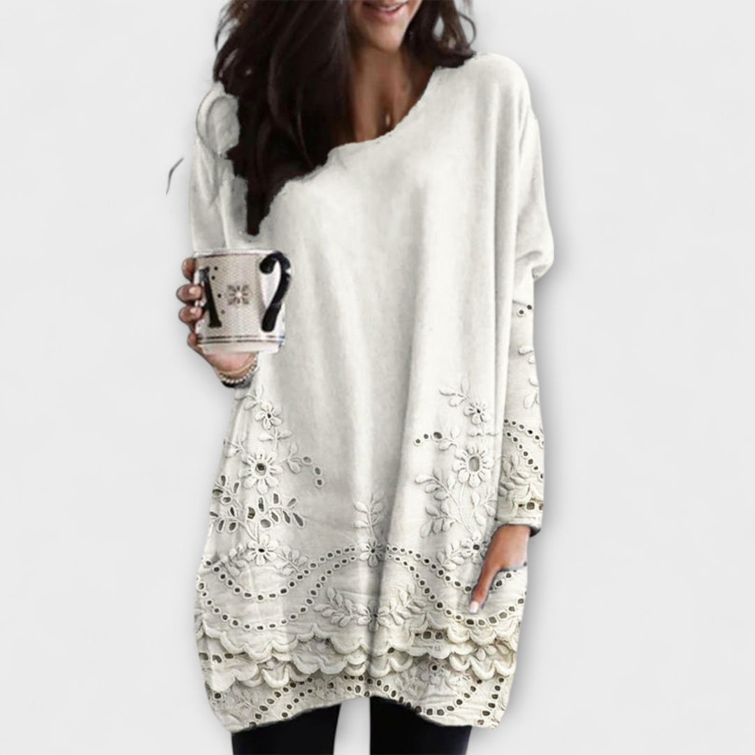 Riley – Tryckt college sweatshirt