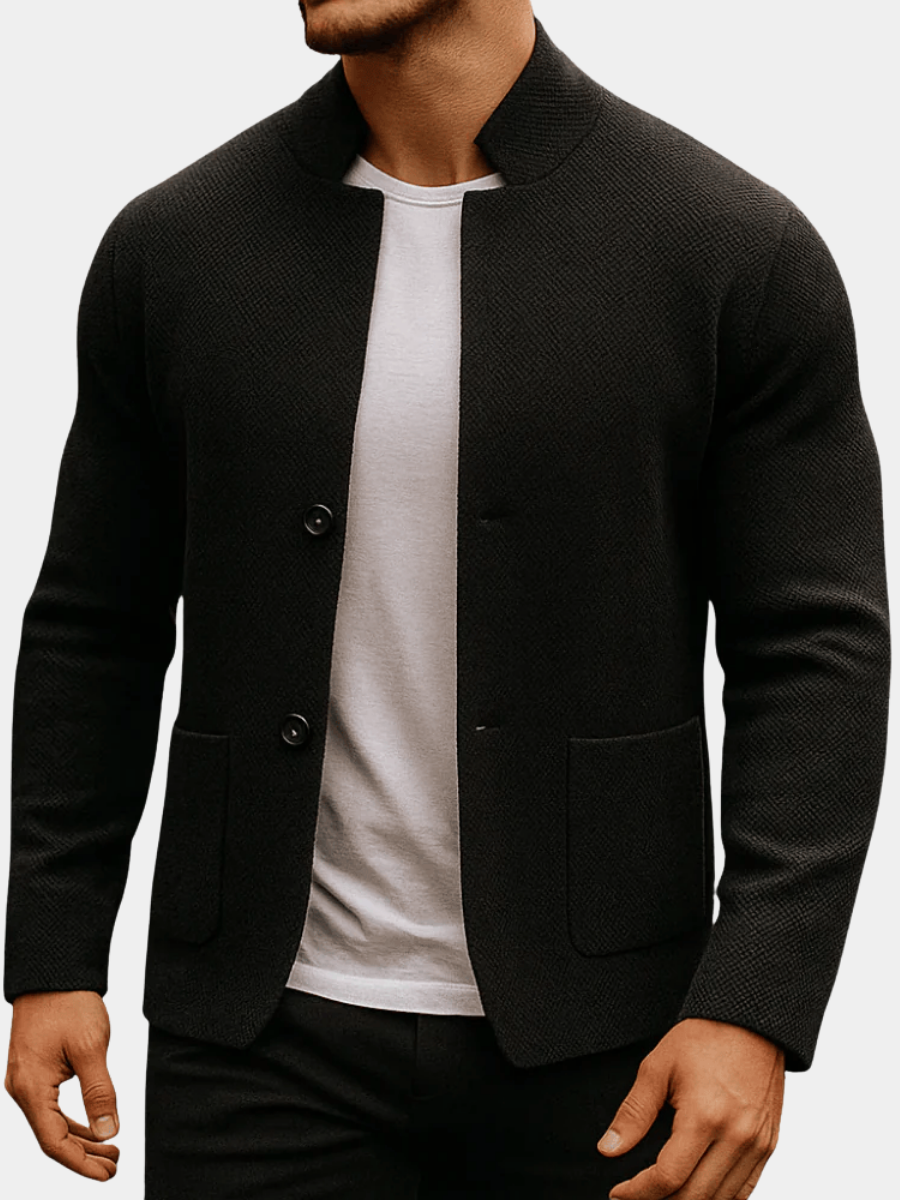 Maison Valdore | Texturerad stickad väst för män