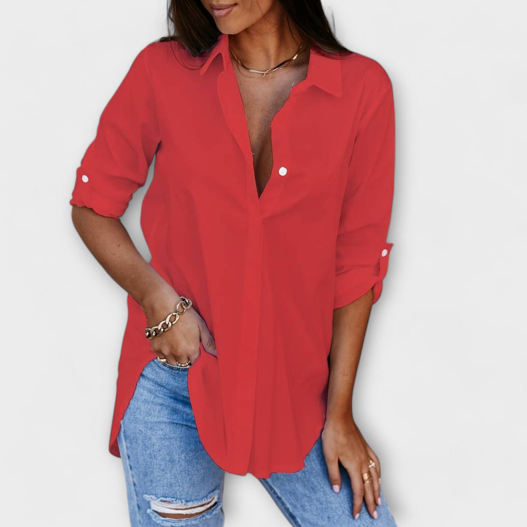 Jessica - Rento V-hals hoodie