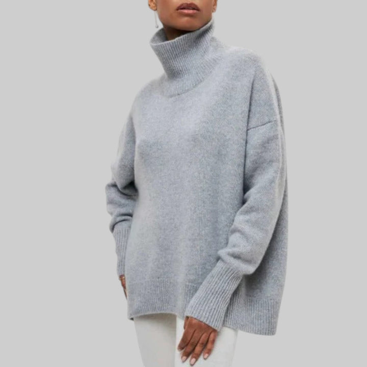 Amélie - Oversized bomullshoodie med rund hals