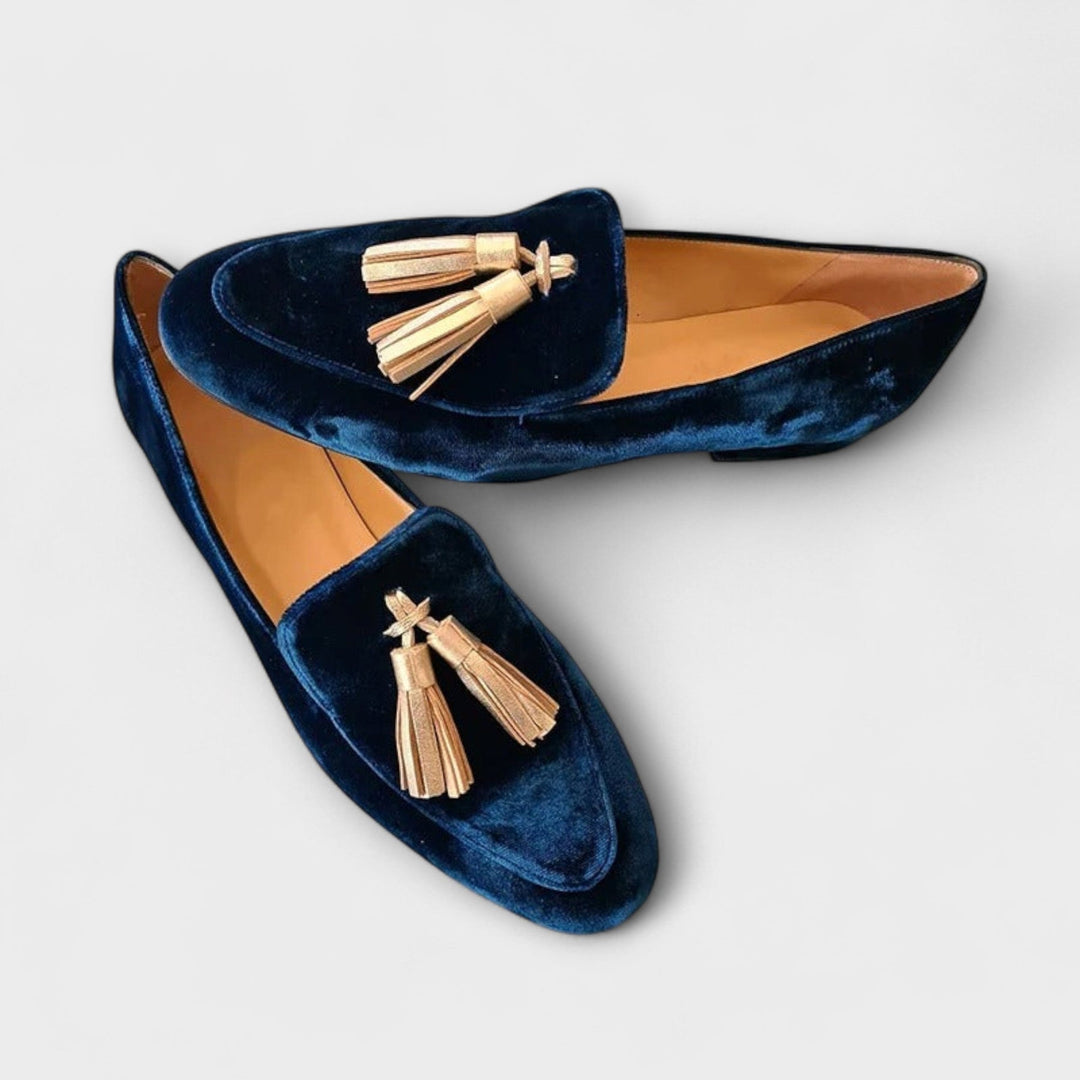 Quinnlyn™ | Vintagemockasiner med Fransar