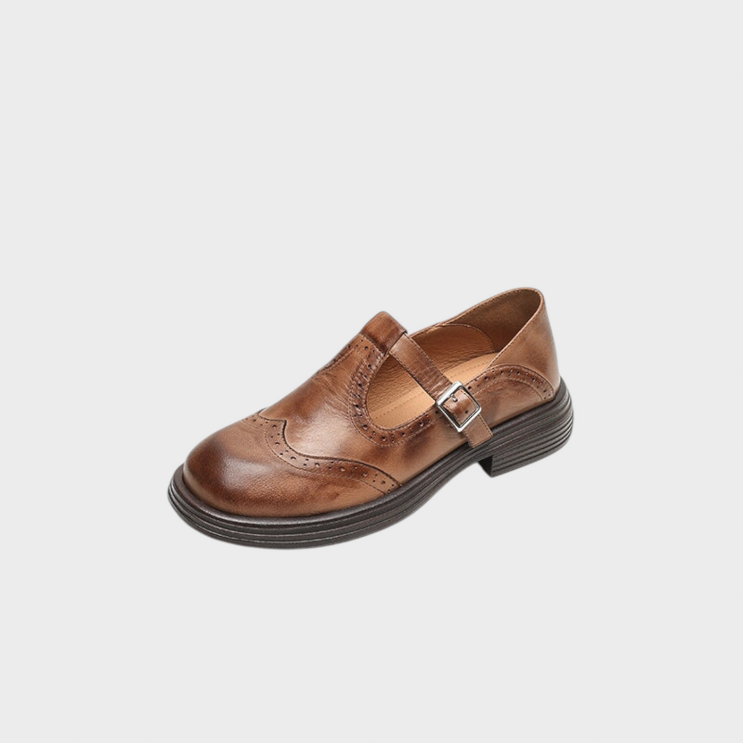 CAPITULINO | Elegant läder Mary Jane - Skor
