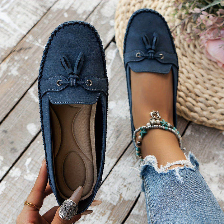 Nadine™ - Klassiska loafers med tofs