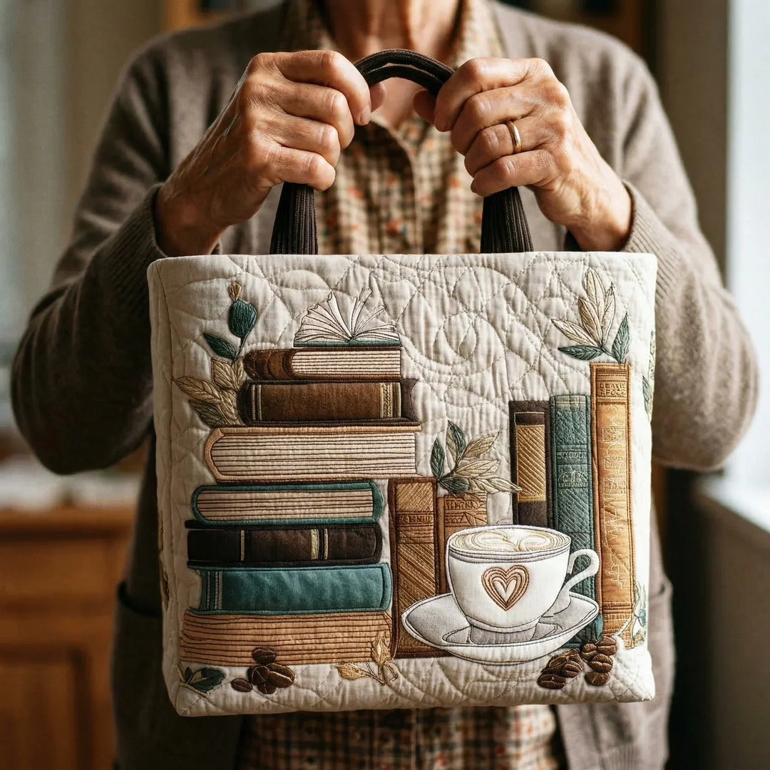 Quiltad väska – Kaffe kapitel