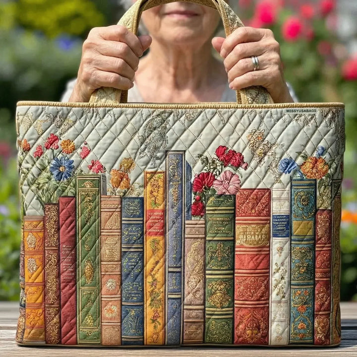 Quiltad väska – Förtrollad bibliotek