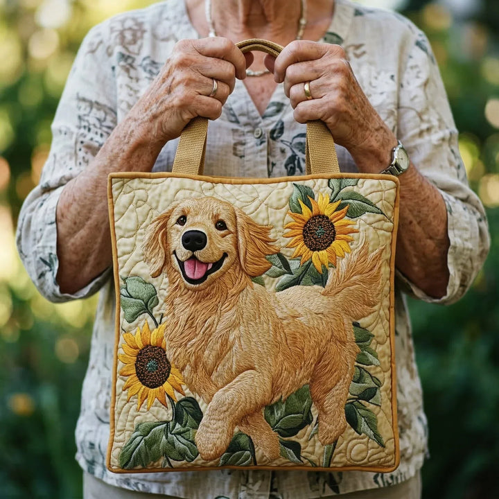 Quiltad väska – Gyllene retriever
