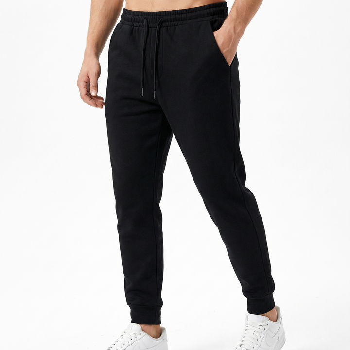 Högkvalitativa herr fleece joggbukser
