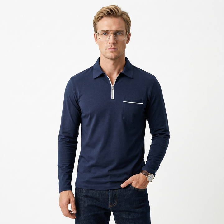 Lars - Långärmad polo