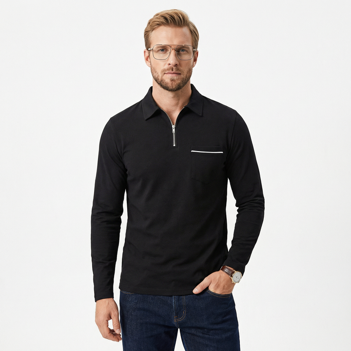 Lars - Långärmad polo