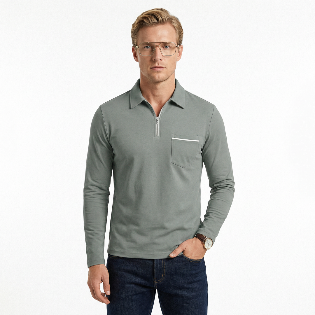 Lars - Långärmad polo