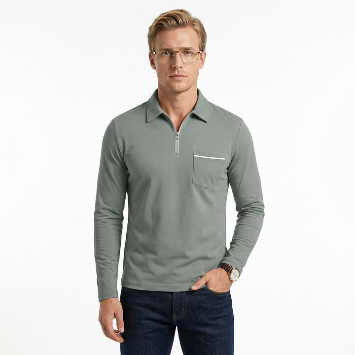 Lars - Långärmad polo