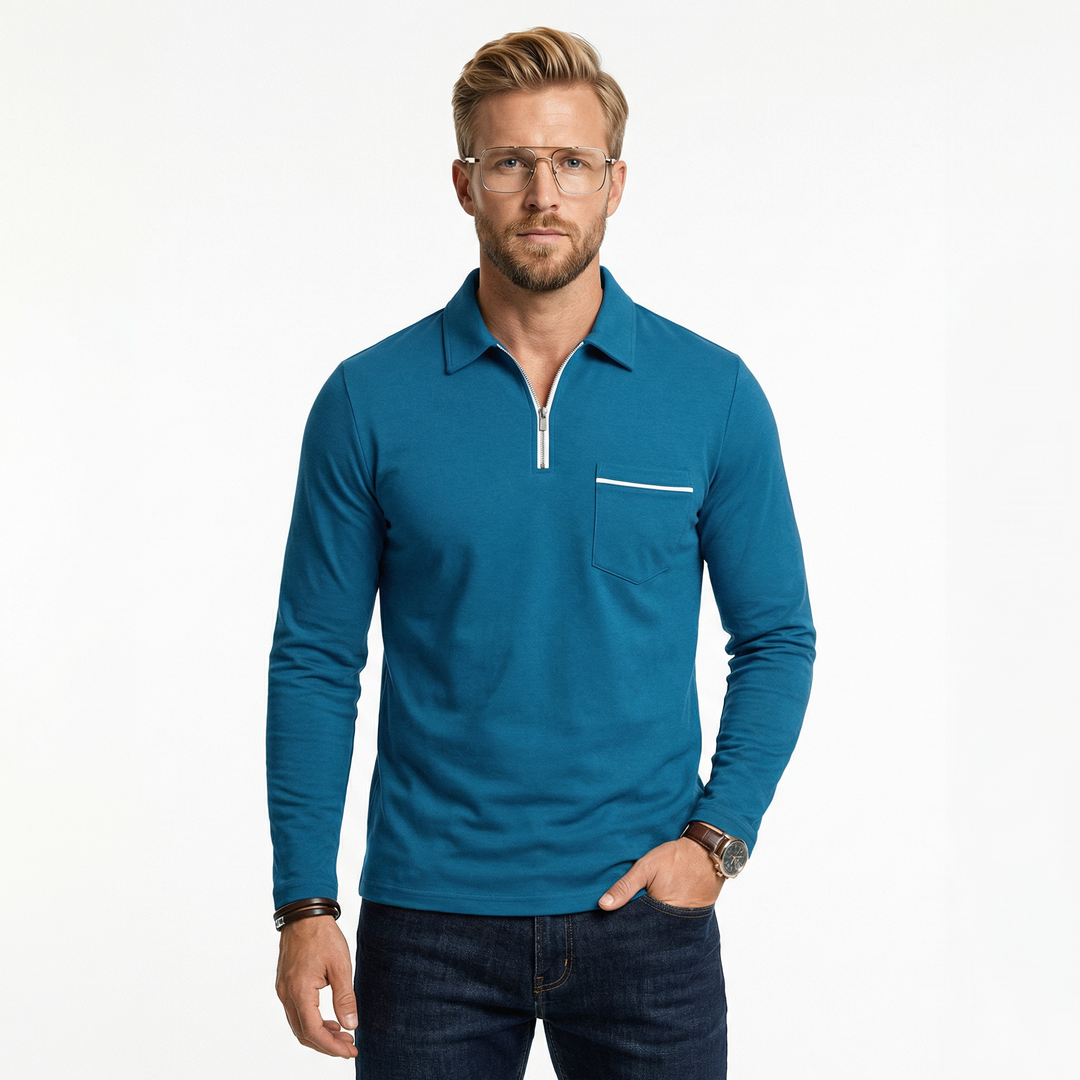 Lars - Långärmad polo