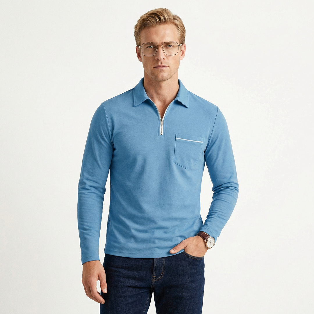 Lars - Långärmad polo