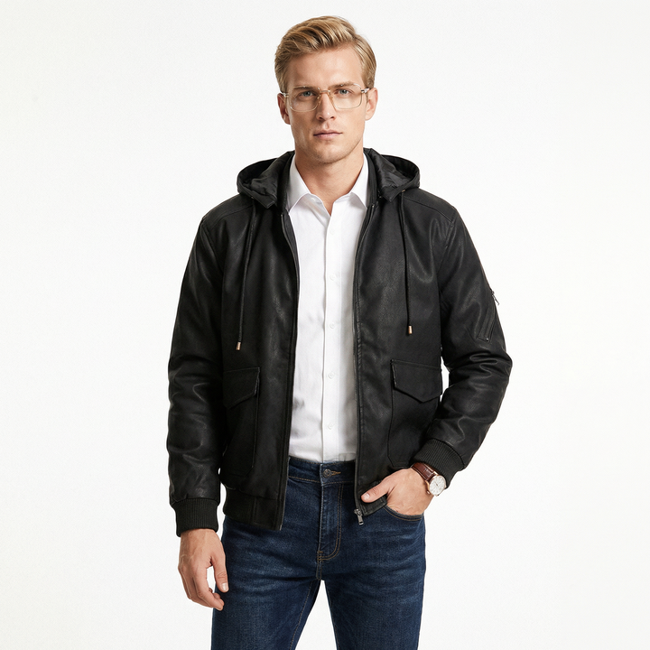 Stilig herrskinnjacka - Tidlös och elegant