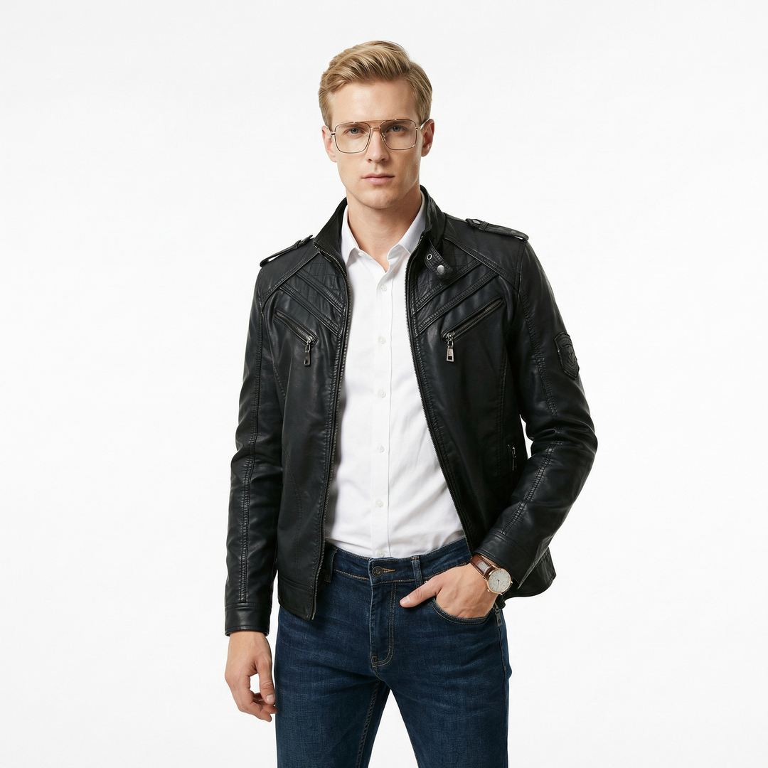 Gabriel | Herrars Moderna Skinnjacka