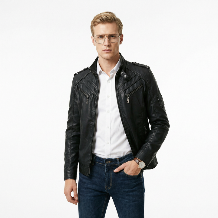 Gabriel | Herrars Moderna Skinnjacka