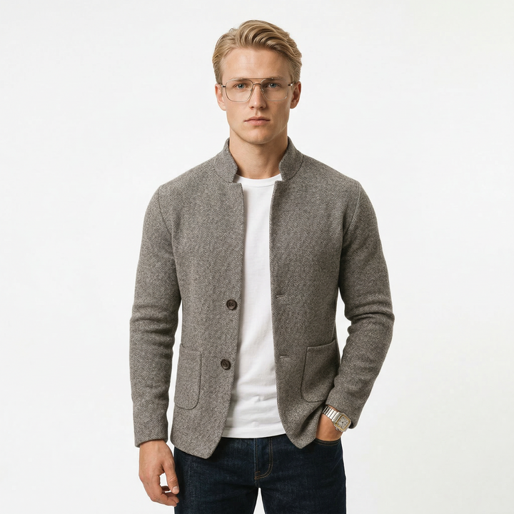 Maison Valdore | Texturerad stickad väst för män
