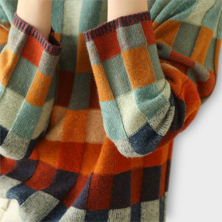 Erika - Patchwork pooltröja