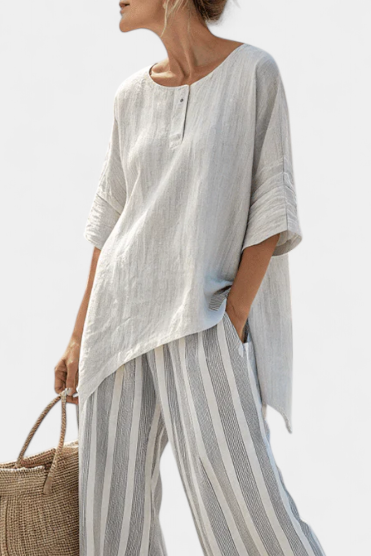 Clara | Asymmetrisk Blus