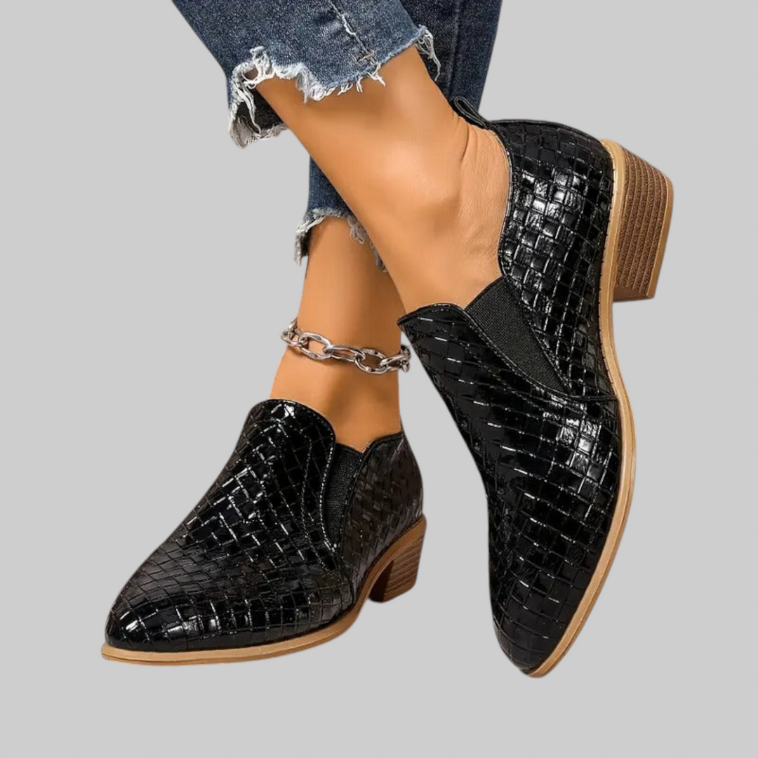 Alexandra | Ortopediska Oxford-skor | Premium-version