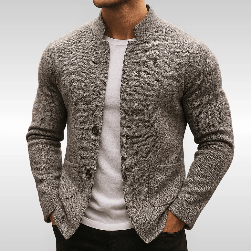Maison Valdore | Texturerad stickad väst för män