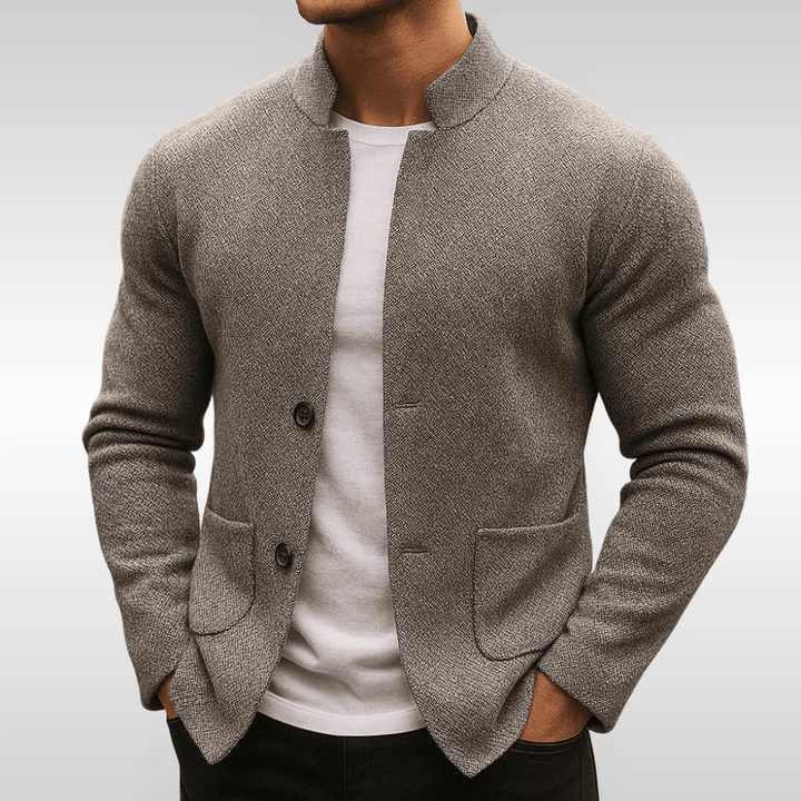 Maison Valdore | Texturerad stickad väst för män