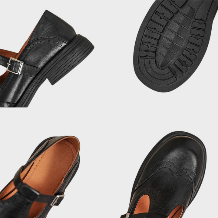 CAPITULINO | Elegant läder Mary Jane - Skor