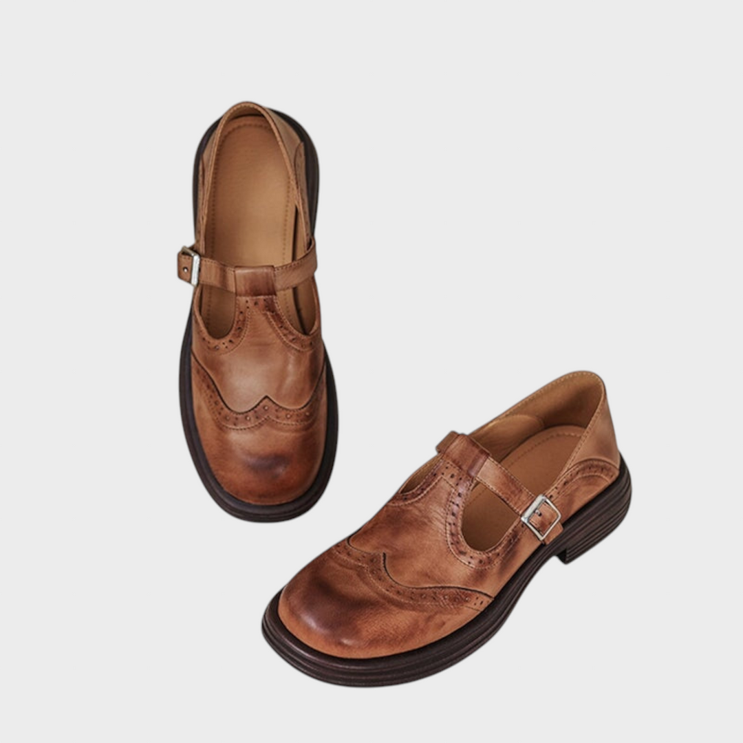 CAPITULINO | Elegant läder Mary Jane - Skor