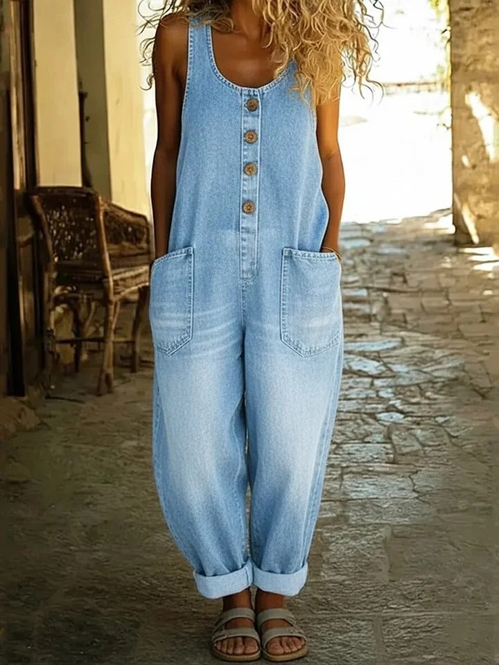 Aurora - Vintagevasket Dongerioverall