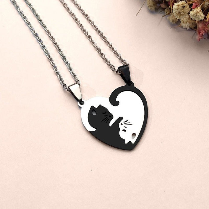 Kattens Yin-Yang andliga halsband